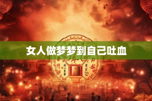 女人做梦梦到自己吐血 女人做梦梦到自己吐血