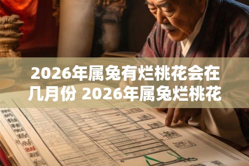 2026年属兔有烂桃花会在几月份 2026年属兔烂桃花何月引发