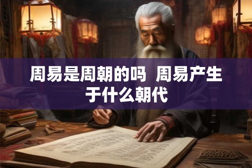周易是周朝的吗  周易产生于什么朝代