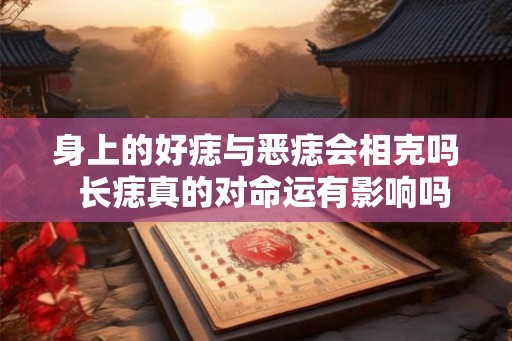 身上的好痣与恶痣会相克吗  长痣真的对命运有影响吗