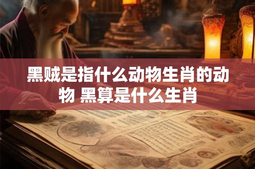 黑贼是指什么动物生肖的动物 黑算是什么生肖