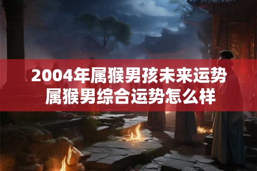 2004年属猴男孩未来运势 属猴男综合运势怎么样