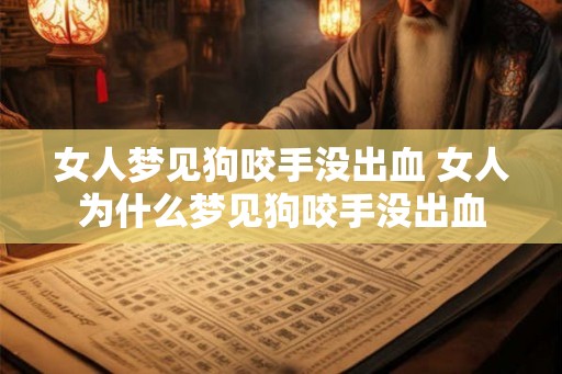 女人梦见狗咬手没出血 女人为什么梦见狗咬手没出血