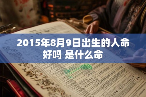 2015年8月9日出生的人命好吗 是什么命