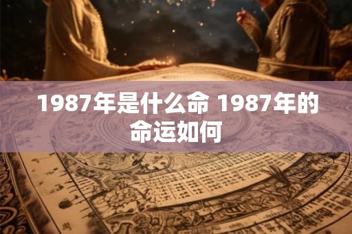 1987年是什么命 1987年的命运如何