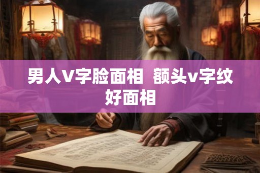 男人V字脸面相  额头v字纹好面相