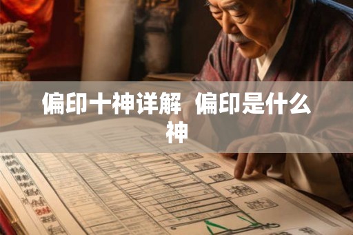 偏印十神详解  偏印是什么神