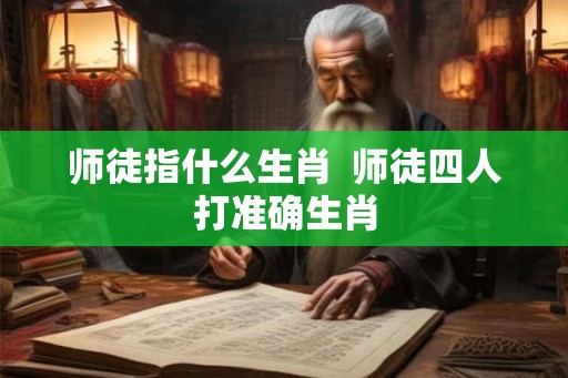 师徒指什么生肖 师徒四人打准确生肖 师徒指什么生肖 师徒四人打准确生肖