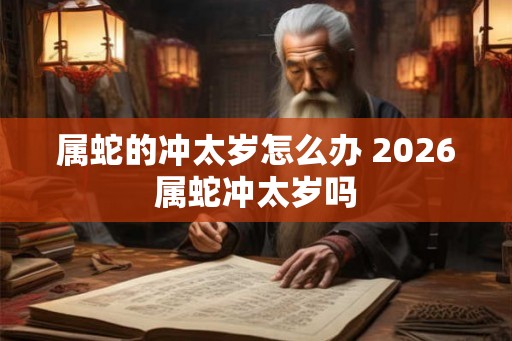 属蛇的冲太岁怎么办 2026属蛇冲太岁吗
