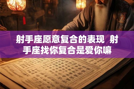 射手座愿意复合的表现 射手座找你复合是爱你嘛 射手座愿意复合的表现 射手座找你复合是爱你嘛