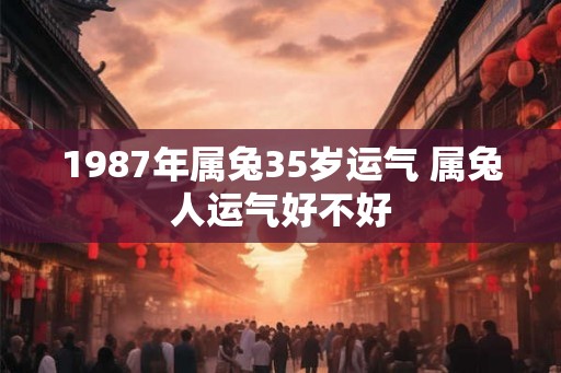 1987年属兔35岁运气 属兔人运气好不好
