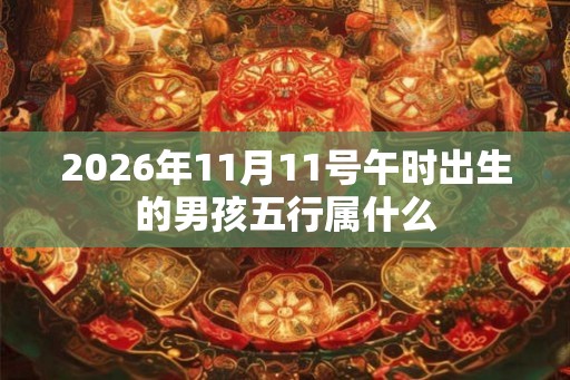 2026年11月11号午时出生的男孩五行属什么 2026年11月11号午时出生的男孩五行属什么