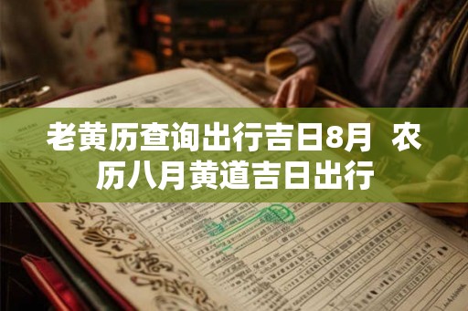 老黄历查询出行吉日8月  农历八月黄道吉日出行