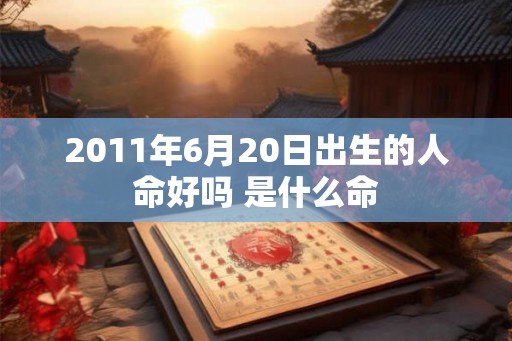 2011年6月20日出生的人命好吗 是什么命