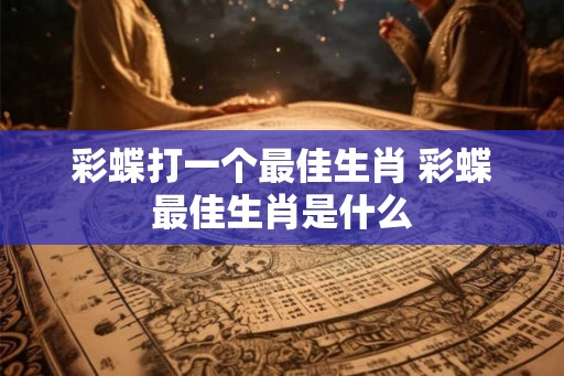 彩蝶打一个最佳生肖 彩蝶最佳生肖是什么