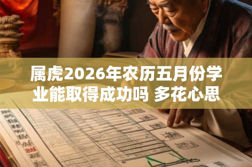 属虎2026年农历五月份学业能取得成功吗 多花心思获得回报 属虎2026年农历五月份学业能取得成功吗 多花心思获得回报