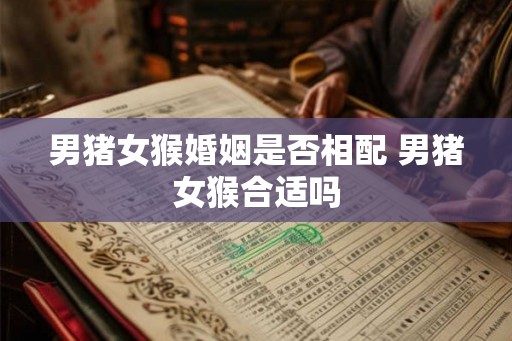 男猪女猴婚姻是否相配 男猪女猴合适吗
