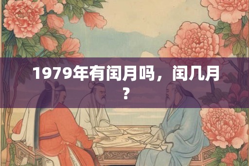 1979年有闰月吗，闰几月？