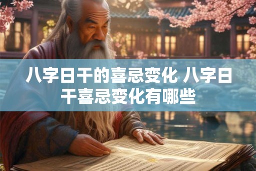 八字日干的喜忌变化 八字日干喜忌变化有哪些