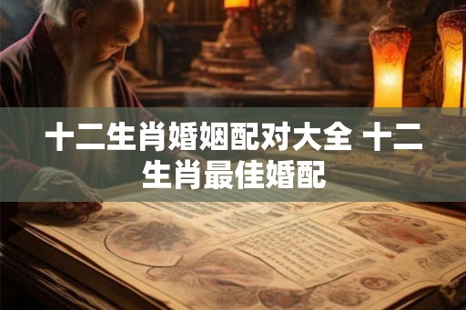 十二生肖婚姻配对大全 十二生肖最佳婚配