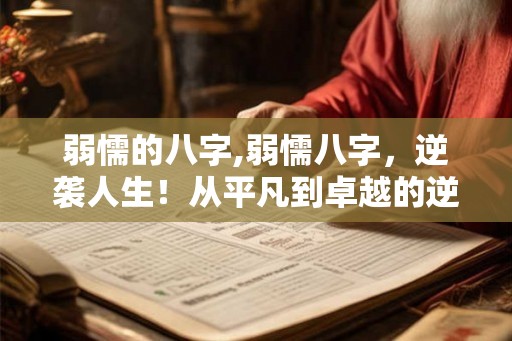 弱懦的八字,弱懦八字，逆袭人生！从平凡到卓越的逆袭之旅