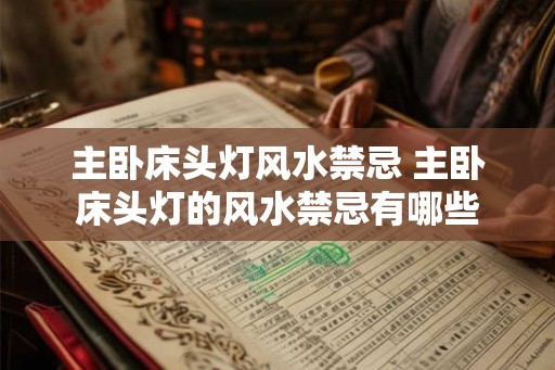 主卧床头灯风水禁忌 主卧床头灯的风水禁忌有哪些 主卧床头灯风水禁忌 主卧床头灯的风水禁忌有哪些