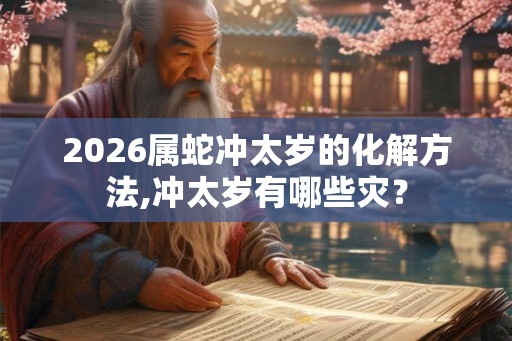 2026属蛇冲太岁的化解方法,冲太岁有哪些灾？