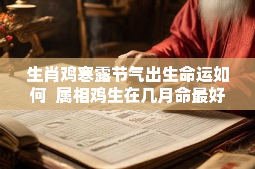 生肖鸡寒露节气出生命运如何  属相鸡生在几月命最好