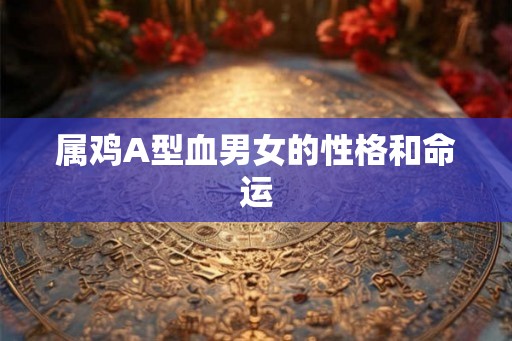 属鸡A型血男女的性格和命运 属鸡A型血男女的性格和命运