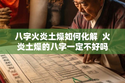 八字火炎土燥如何化解  火炎土燥的八字一定不好吗