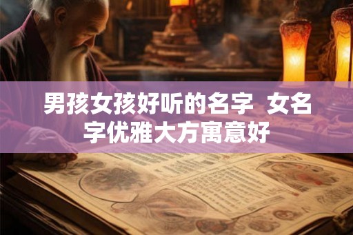 男孩女孩好听的名字 女名字优雅大方寓意好 男孩女孩好听的名字 女名字优雅大方寓意好