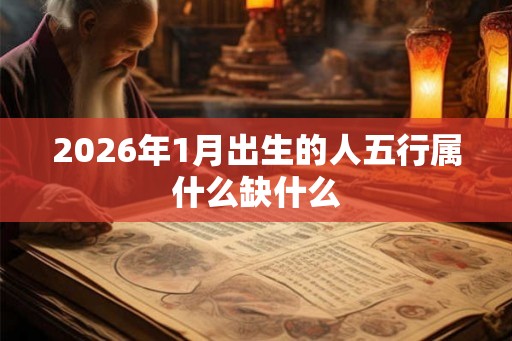 2026年1月出生的人五行属什么缺什么 2026年1月出生的人五行属什么缺什么