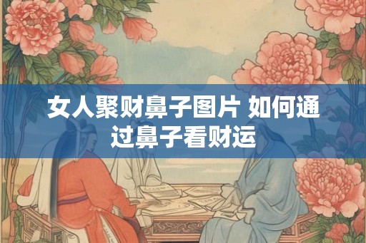 女人聚财鼻子图片 如何通过鼻子看财运