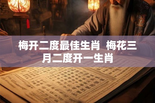 梅开二度最佳生肖  梅花三月二度开一生肖