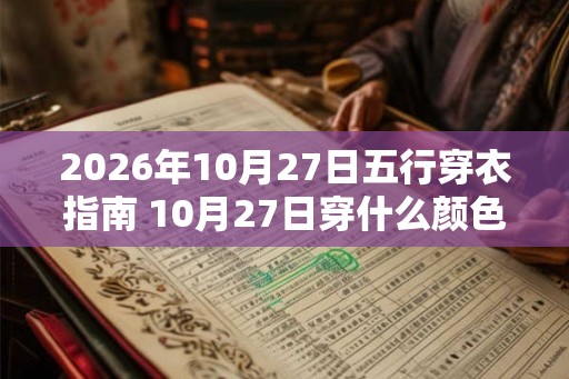 2026年10月27日五行穿衣指南 10月27日穿什么颜色衣服