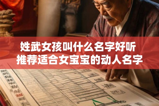 姓武女孩叫什么名字好听 推荐适合女宝宝的动人名字