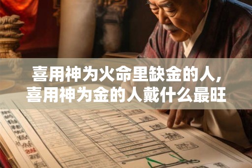 喜用神为火命里缺金的人,喜用神为金的人戴什么最旺