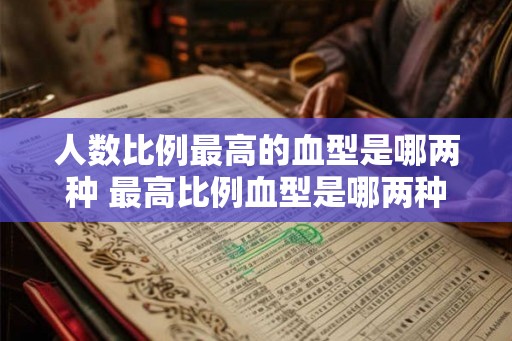 人数比例最高的血型是哪两种 最高比例血型是哪两种