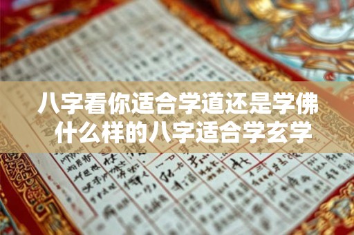 八字看你适合学道还是学佛  什么样的八字适合学玄学