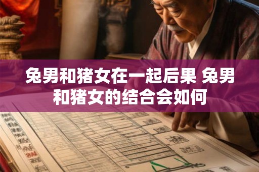 兔男和猪女在一起后果 兔男和猪女的结合会如何