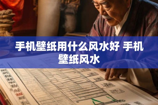 手机壁纸用什么风水好 手机壁纸风水