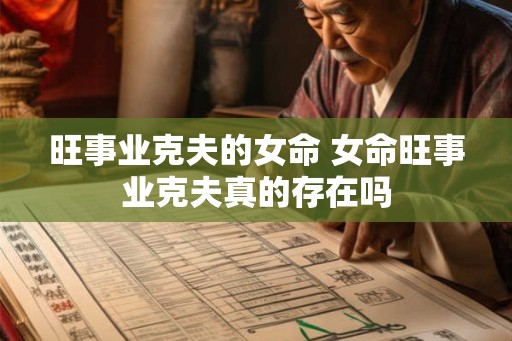 旺事业克夫的女命 女命旺事业克夫真的存在吗