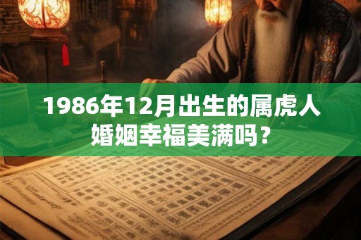 1986年12月出生的属虎人婚姻幸福美满吗? 1986年12月出生的属虎人婚姻幸福美满吗?