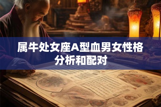 属牛处女座A型血男女性格分析和配对 属牛处女座A型血男女性格分析和配对