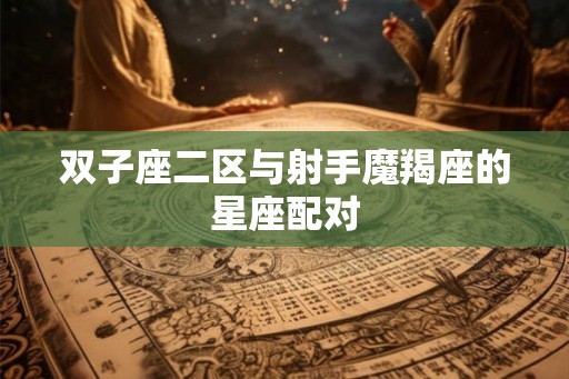 双子座二区与射手魔羯座的星座配对