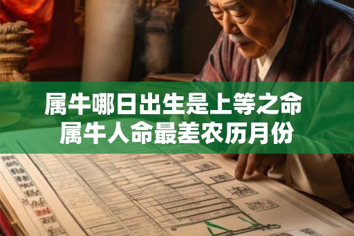 属牛哪日出生是上等之命 属牛人命最差农历月份 属牛哪日出生是上等之命 属牛人命最差农历月份