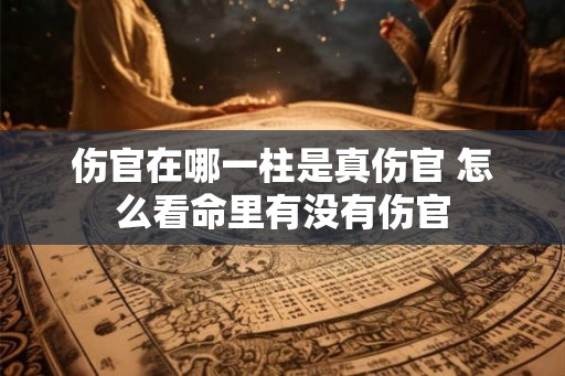 伤官在哪一柱是真伤官 怎么看命里有没有伤官