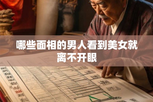 哪些面相的男人看到美女就离不开眼