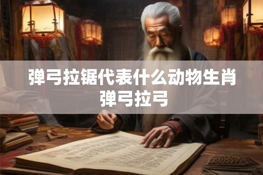 弹弓拉锯代表什么动物生肖 弹弓拉弓