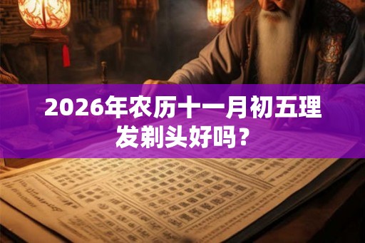 2026年农历十一月初五理发剃头好吗？
